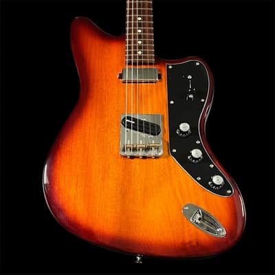 Tone Bakery Jazzbird T with Warmoth Roasted Neck and Dimarzio Pickup - Tobacco Sunburst image 2