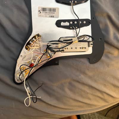 Loaded pick guard pre wired from limited edition Fender Player II Advanced Stratocaster HSS HT 2025 image 3