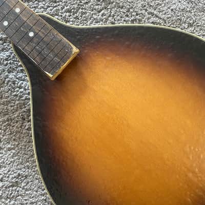 Sunburst 8 String Mandolin Project, Spruce Top, Mahogany Body, Rosewood Fingerboard image 12