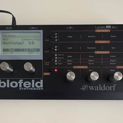 Waldorf Blofeld Desktop Synthesizer 2007 - Present - Black Shadow