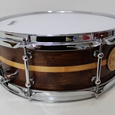Holloman Custom Drums 5x13" Walnut/Maple snare - Hand rubbed urethane over Danish oil image 4