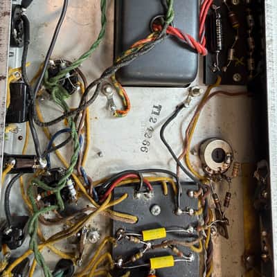 Fender Bassman 2-Channel 50-Watt Guitar Amp Head  1966 - Black Panel image 11