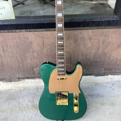 Squier 40th Anniversary Gold Edition Telecaster 2022 - Present - Sherwood Green image 1
