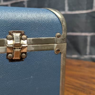 Rogers Vintage Blue Snare Drum Case + Rogers 4843 Mallets w/ Cover 1956–1965 image 22