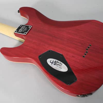 2012 Schecter Diamond Series Omen Extreme-6 Electric Magenta image 11