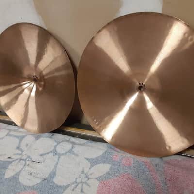 Paiste 14" 404 "Black Label" Hi-Hat Cymbals (Pair) 1974 - 1980 image 14