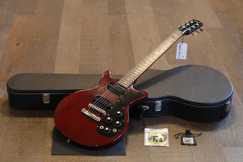 1976 Gibson Melody Maker Electric Guitar Cherry Red + HSC