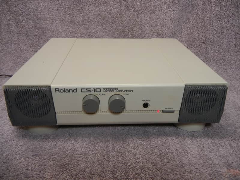 Vintage Roland CS-10 Stereo Micro Monitor Speaker, working, w