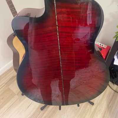 PRS SE A50E Angelus with Fishman GT1 Pickup 2018 - 2021 - Fire Red Burst image 6