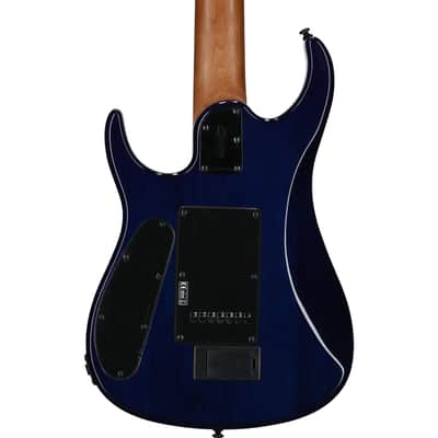Sterling by Music Man John Petrucci JP157DQM Electric Guitar (with Gig Bag), Cerulean Blue image 7