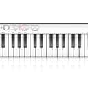 IK Multimedia iRig Keys 37-Key Mobile MIDI Keyboard Controller with Lightning 2010s - White