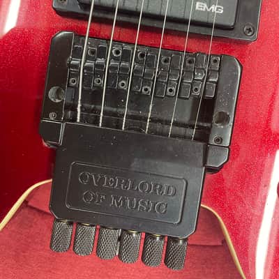 Overlord of Music GR4M Headless Electric Guitar - Candy Apple Red image 3