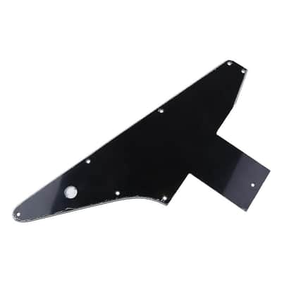 OEM 3 Ply Guitar Pickguard Pick Guard 2023 - Black Gloss Plastic image 1
