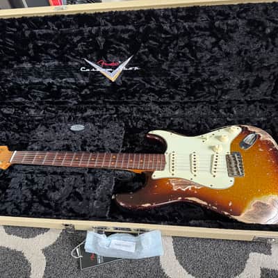 Fender 63 Stratocaster 2024 - Sunburst Sparkle Super Heavy Relic image 9