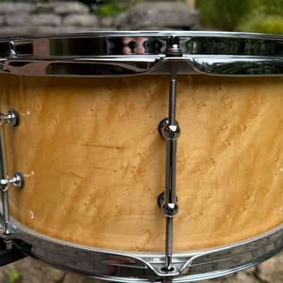Ludwig LS403CAN150 Canada 150th Anniversary Edition 1867-2017 6.5x14 Birdseye Maple 10 PLY Classic Maple - Gloss Lacquer Snare Drum MINT image 15