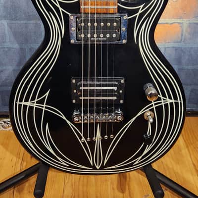 Jackson JJ4 Scott Ian Tribute Model Tattoo Graphic w/ Ratio Locking Tuners, GraphTec Saddles & Hot Rails Bridge Humbucker image 7