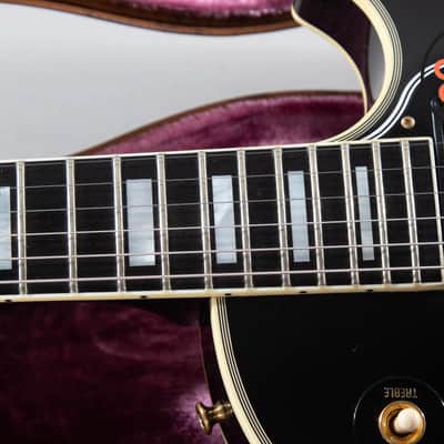 2006 Gibson Custom Shop Historic ’57 Les Paul Custom Reissue Black Beauty Ebony | Long Neck Tenon | ’57 Classics | Original image 4