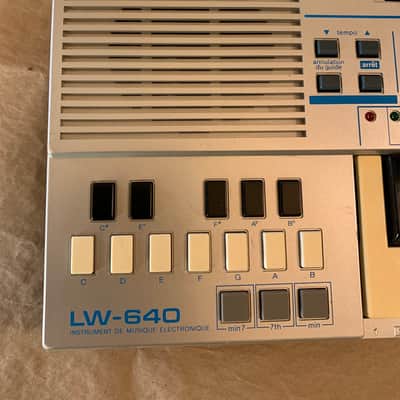 Liwaco LW-640 1980s - Grey 32key Keyboard Synthesizer Japan Casio PT-80 clone VGC image 4