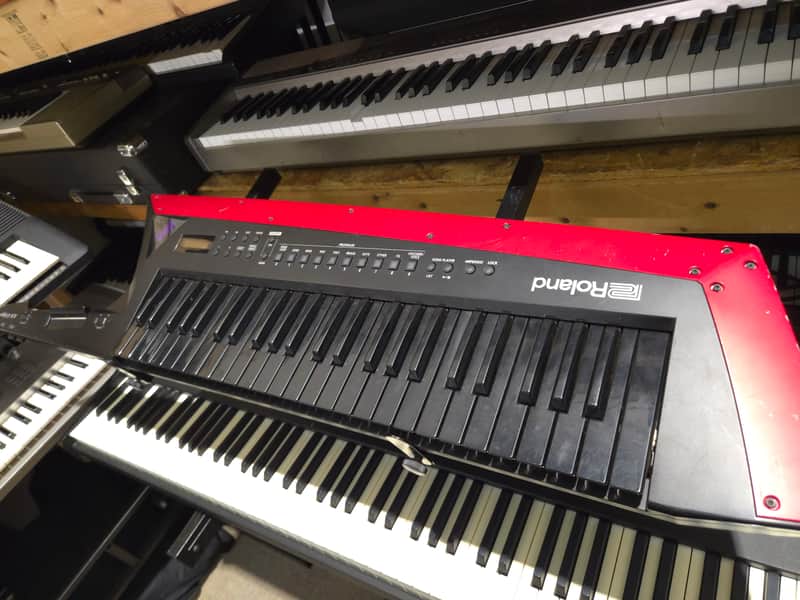 Roland AX-Edge 49-Key Keytar Synthesizer 2018 - Present - Black / Red - Local Pickup Only image 1