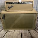 Fender Bassman 2-Channel 50-Watt Guitar Amp Head 1964 - 1967 - Black Panel