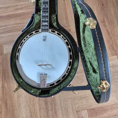 Deering Calico 5-String Banjo 2010s - with hard case, capo spikes, capo image 17