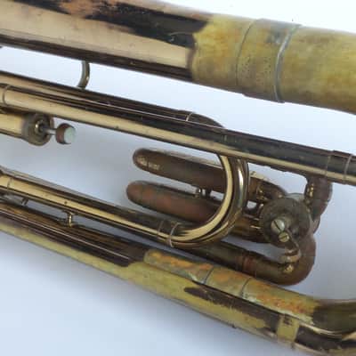 Ludwig Chicago Classic USA 1960s Vintage Brass Baritone Bugle w/ Case image 4