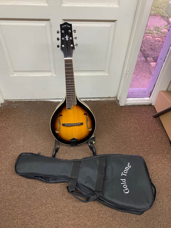 GOLD TONE GM-6 6-string LEFT HANDED Mandolin style GUITAR new GM6 Solid Top w/ Gig Bag LEFTY image 1