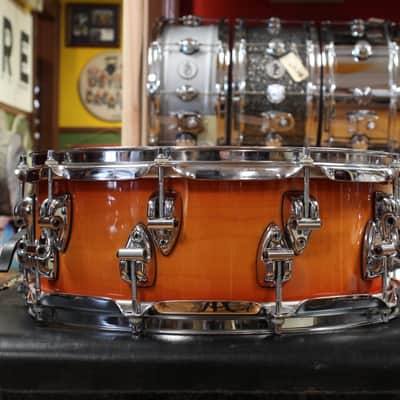 1990s Ayotte Custom Maple Sunburst Drum Kit 14x20 14x14 8x12 5.5x14 image 18