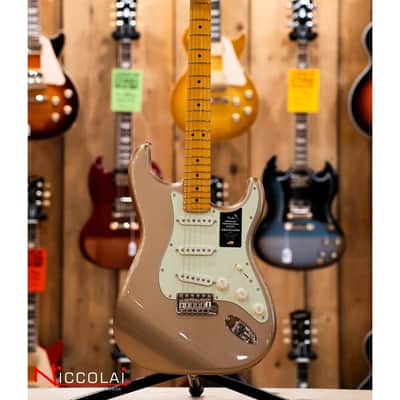 Fender American Professional Classic Stratocaster, Maple Fingerboard, Faded Firemist Gold image 8