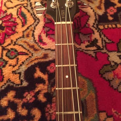 Left handed Guild B-301a bass guitar 1980 natural image 7