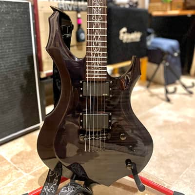 ESP LTD F-400 FM 2004 - 2008 - See Thru Black image 3