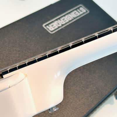 rare 1988 Steinberger USA GL-4TW White GL Headless Guitar with Emg Pickups, Trans-Trem, Fully Serviced, Hard Case Included image 15