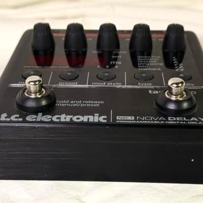 TC Electronic ND-1 Nova Delay Digital Pedal Ping Pong Tap Tempo Reverse Stereo image 5