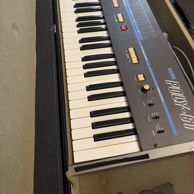 Korg Poly-61M Polyphonic Synthesizer 1980s - Gray image 5