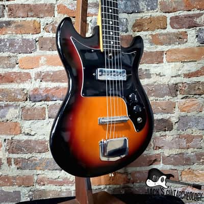 Harmony H-801 Electric Guitar (1970s, Sunburst) image 7