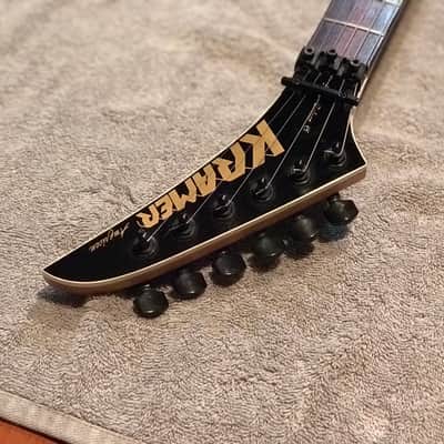 Kramer Pacer Deluxe 1987 Candy Apple Red Bound Headstock 12th Fret Kramer Inlay image 4