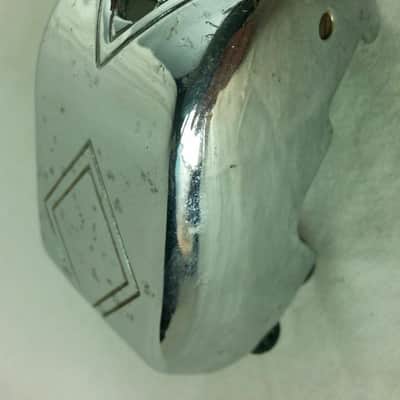 Carlton Snare Drum Butt Plate for Parallel Strainer/Throw-Off Chrome Vintage 60s image 1