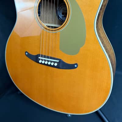 Fender Palomino Vintage Auditorium Acoustic-Electric Guitar Aged Natural w/ OHSC (477) image 4