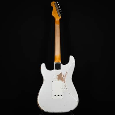 Fender Custom Shop '62 Stratocaster HSS Heavy Relic- Olympic White 2026 (R147998) image 4