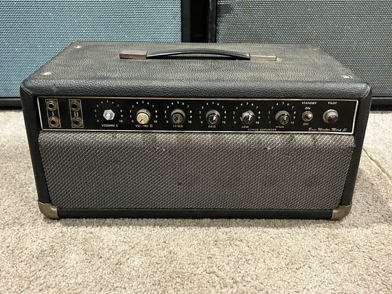 Traynor YBA-1A Bass Master Mark II 90-Watt Guitar Amp Head 1970s - Black image 1