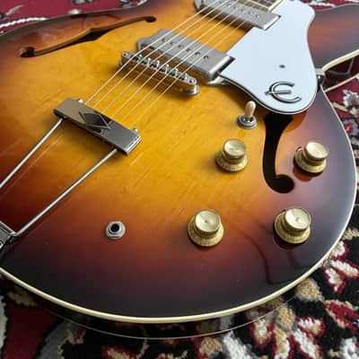 1991 Epiphone Casino Vintage Sunburst Pre-Elitist w/ OHSC, Japan Terada MIJ image 6