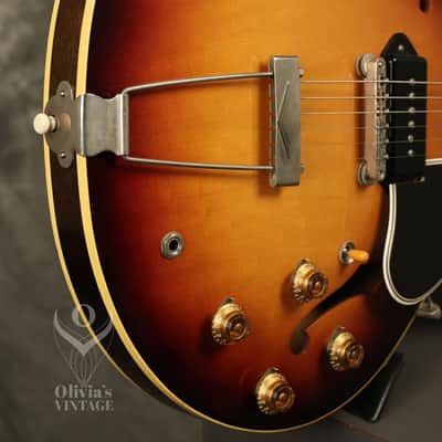 1960 Gibson ES-330 TD Sunburst CLEAN w/original Brown hardshell case image 12