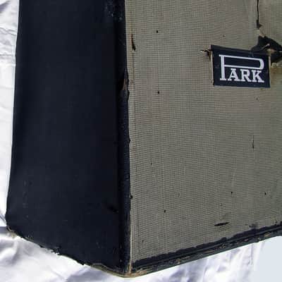 1966 67 Park Marshall 4 X 12” Cabinet Top Handel Black image 6
