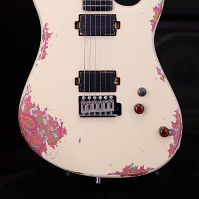 Cream Over Paisley HH Strat by Dhatarattha image 3