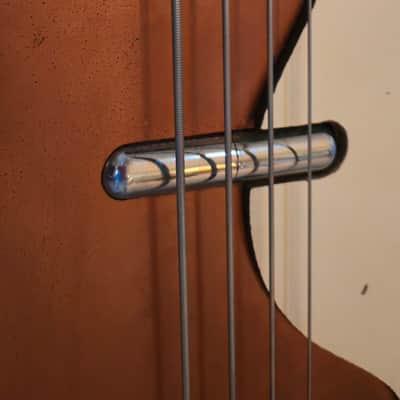 Naturally Relic'd 1959 Danelectro 3412 Short-horn Bass and Hardcase image 20
