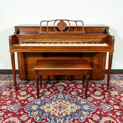 Primrose Sohmer Console Upright Piano | Satin Mahogany | SN: 729P | Used image 2