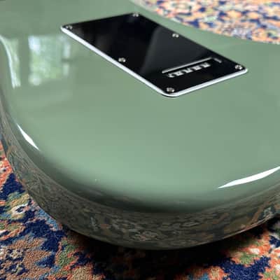 Fender American Professional Stratocaster Maple Fretboard 2016 Antique Olive image 13