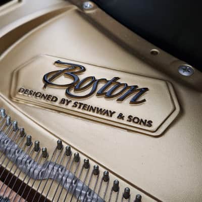 Boston GP163 Satin Ebony 5'4" Baby Grand Piano Mfg 1998 in Japan * Free 1st floor Delivery in NJ! image 5