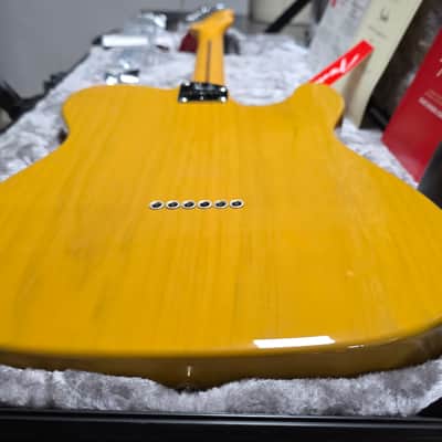 Fender American Professional II Telecaster BRAND NEW LEFT HAND 75th Anniversary 2021 Butterscotch Blonde Ash Body USA LH Lefty Handed Tele Guitar image 4
