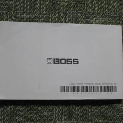 lightly handled genuine Boss Owner's Manual for RC-3 Loop Station (NO pedal / NO other items) specifically from 2012 (172 total pages cover to cover) English, German, French, Italian, Spanish, Portuguese, Dutch image 12